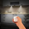 Çarşı Point® 3lü Uzaktan Kumandalı Pilli Yapışkanlı Kablosuz Led Spot Lambalar