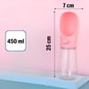 Çarşı Point® 450 ml Taşınabilir Butonlu Evcil Hayvan Suluğu