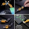 Çarşı Point® 4in1 65W Hızlı Şarj Kablosu – Type-C to USB-A + Type-C to Lightning, 27W PD Destekli Çoklu Şarj Kablo