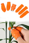 Çarşı Point® 5 Parça Pratik Parmak Koruyucu 1 Parça Baş Parmak Bıçaklı Eldiven Sebze Meyve Soyucu Kesme Ayıklayıcı Silikon Set