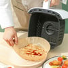 Çarşı Point® 50 Adet 20 cm Air Fryer Pişirme Kağıdı Tek Kullanımlık Yağ Geçirmez Yuvarlak Tabak Model PVC