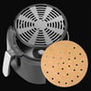 Çarşı Point® 50 Adet Air Fryer Pişirme Kağıdı Tek Kullanımlık Gıda Pişirme Kağıdı Delikli Yuvarlak Model