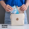 Çarşı Point® 50 Adet Kullan At Pratik Kullanımlı Hijyenik Klozet Kapağı Poşeti