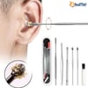 Çarşı Point® 6 Parça Paslanmaz Çelik Kulak Balmumu Toplayıcı Çıkarıcı Temizleyici Bakımı Çubuk Seti
