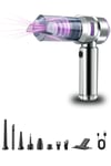 Çarşı Point® 9 Farklı Uçlu Kablosuz Şarjlı Araç İçi Süpürge – Wireless Destekli, Güçlü Emiş, Taşınabilir Pratik Araç Temizleyici