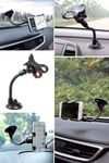 Çarşı Point® Akrobat Cama Sabitlenen Güçlü Vakumlu 360 Derece Dönen Tüm Modellere Uyan Oto Telefon Tutucu