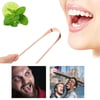 Çarşı Point® Bakır Oil Pulling Yağ Çekme Dil Plak Temizleme Aleti Dil Fırçası Sıyırıcı Dil Kaşığı