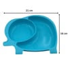 Çarşı Point® Bebek ve Çocuk için Sevimli Fil Model Desenli Yemek Bebek Mama Kabı Bölmeli Tabak