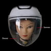 Çarşı Point® Buğu Önleyici Motosiklet Kaskı Vizörü Su Geçirmez Dayanıklı Çizik Koruma Lens Filmi