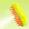 Çarşı Point® Buharlı Yumuşak Silikon Uçlu Kedi & Köpek Tüy Tarama Tarağı Yıkama Fırçası