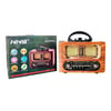 Çarşı Point® Büyük Boy Retro, Nostaljik, Ahşap Tasarım Bluetooth Hoparlörlü, Şarjlı, Taşınabilir FM/AM Destekli Radyo NS-6635