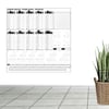 Çarşı Point® Çarpım Tablosu Ezberleme Manyetik Duvar Stickerı 105 x 100 cm