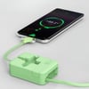 Çarşı Point® Cep Tipi Telefon Tutuculu Makaralı Uzayıp Kısalabilen 3'ü 1 Arada USB Şarj Kablosu
