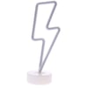 Çarşı Point® Dekoratif Şimşek Şeklinde Pilli Neon Led Lamba Süs Masa Lambası