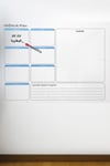 Çarşı Point® Haftalık Planlayıcı Manyetik Duvar Stickerı Takvim 56 cm x 70 cm