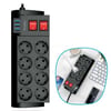 Çarşı Point® Isıya Dayanıklı Termal Akım Korumalı 2 Metre 16A 4000W 8li Priz ve 3 Usb Li Uzatma Kablosu