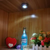 Çarşı Point® Kablosuz Spot Pilli Dokunmatik Led Lamba 3 Ledli Dolap Lambası