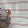 Çarşı Point® Kılavuz Çizgili Akıllı Kağıt Yazı Tahtası Duvarda İz Bırakmaz Statik Yeni Müfredata Uygun 100x56cm