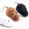 Çarşı Point® Kurmalı Kedi Eğitim Oyuncağı Tüylü Peluş Fare Yakalama İnteraktif Sevimli Eğlenceli Oyuncak