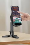 Çarşı Point® Masaüstü Telefon Standı 360 Derece Dönebilen Başlıklı Ayaklı Telefon Tripodu