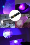 Çarşı Point® Mini Cep Boy USB İle Şarj Olan Oje Kurutucu Sahte Para Kontol LED UV Mor Işık El Feneri