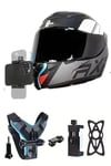 Çarşı Point® Motorsiklet Kask Önü Takılan Telefon Tutucu Aksiyon Kamerası Takılabilen Aparat