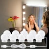 Çarşı Point® Nostalji Hollywood Tarzı 10lu Makyaj Masası Aynası Beyaz Led Işıklı Lamba USB