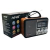 Çarşı Point® Orta Boy Retro, Nostaljik, Ahşap Tasarım Bluetooth Hoparlörlü, Şarjlı, Taşınabilir FM/AM Destekli Radyo NS-8897