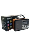 Çarşı Point® Orta Boy Retro, Nostaljik, Ahşap Tasarım Bluetooth Hoparlörlü, Şarjlı, Taşınabilir FM/AM Destekli Radyo NS-8897