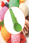Çarşı Point® Pratik Mandallı Plastik Dondurma Servis Sunum Kepçesi Kaşığı