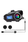 Çarşı Point® Q58 Motorsikletler İçin Fener Özellikli SD Kart Bölümlü LCD Ekranlı Kablosuz Bluetooth Kulaklıklı – Suya Dayanıklı Kask Kulaklığı
