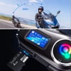 Çarşı Point® Q58 Motorsikletler İçin Fener Özellikli SD Kart Bölümlü LCD Ekranlı Kablosuz Bluetooth Kulaklıklı – Suya Dayanıklı Kask Kulaklığı