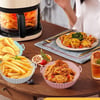 Çarşı Point® Renkli Isıya Dayanıklı Yıkanılabilir Silikon Fırın Ve Airfryer Yuvarlak Model Pişirme Matı 20 Cm