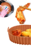 Çarşı Point® Renkli Isıya Dayanıklı Yıkanılabilir Silikon Fırın Ve Airfryer Yuvarlak Model Pişirme Matı 20 Cm
