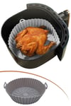 Çarşı Point® Renkli Isıya Dayanıklı Yıkanılabilir Silikon Fırın Ve Airfryer Yuvarlak Model Pişirme Matı 20 Cm