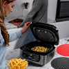 Çarşı Point® Renkli Isıya Dayanıklı Yıkanılabilir Silikon Fırın Ve Airfryer Yuvarlak Pişirme Matı 23 Cm