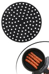 Çarşı Point® Renkli Isıya Dayanıklı Yıkanılabilir Silikon Fırın Ve Airfryer Yuvarlak Pişirme Matı 23 Cm