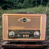 Çarşı Point® Retro, Nostaljik, Ahşap Tasarım Bluetooth Hoparlörlü, Şarjlı, Taşınabilir Otantik Tasarımlı FM/AM Destekli Radyo NS8098
