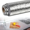 Çarşı Point® Rulo Gümüş Alüminyum Folyo Duvar Kağıdı, Kendinden Yapışkanlı Raf İçi, Su Geçirmez Folyo  2 mt x 60 cm