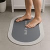 Çarşı Point® Sihirli Süper Su Emici Kaymaz Tabanlı Oval Paspas 40*60 cm