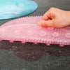 Çarşı Point® Silikon Fırçalı Banyo Masaj Matı ve  Ayaklar için Topuk Masaj Paspası