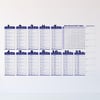 Çarşı Point® Statik Akıllı Kağıt Ingilizce Çarpım Tablosu 100x56 Cm