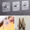 Çarşı Point® Süper Güçlü Çerçeve Askısı Pin Delgisiz Vidalı Tırnak Kanca Yapışkanlı Raf Tutucu Askı 4 Adet