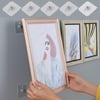 Çarşı Point® Süper Güçlü Çerçeve Askısı Pin Delgisiz Vidalı Tırnak Kanca Yapışkanlı Raf Tutucu Askı 4 Adet