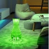 Çarşı Point® Sürahi Model USB Şarjlı Kumandalı 16 Farklı Işık Modlu Masa Üstü Kristal Akrilik Lamba Led
