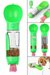 Çarşı Point® Taşınabilir Hazneli Mama Kaplı ,Kaka Poşetli Kedi,Köpek Suluğu-300ml