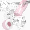 Çarşı Point® Taşınabilir Mama Hazneli Evcil Hayvan Suluğu Seyahat Kabı Kilitlenebilen Su Sızdırmaz 380ML