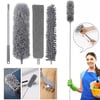 Çarşı Point® Teleskopik 3'lü Mop Toz Alma Püskülü Çok Fonksiyonlu Temizlik Seti