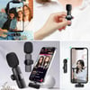 Çarşı Point® Type C Uyumlu İphone Dönüştürücülü Kablosuz Yaka Mikrofonu Android ve İphone Uyumlu Mini Mikrofon