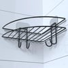 Çarşı Point® Yapışkanlı Banyo Köşeliği Kancalı Köşe Rafı Duş Şampuanlık Duvar Düzenleyici Organizer Raf